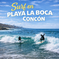 Clase de Surf Privada en Playa La Boca, Concón | Aprende a Surfear en Valparaíso